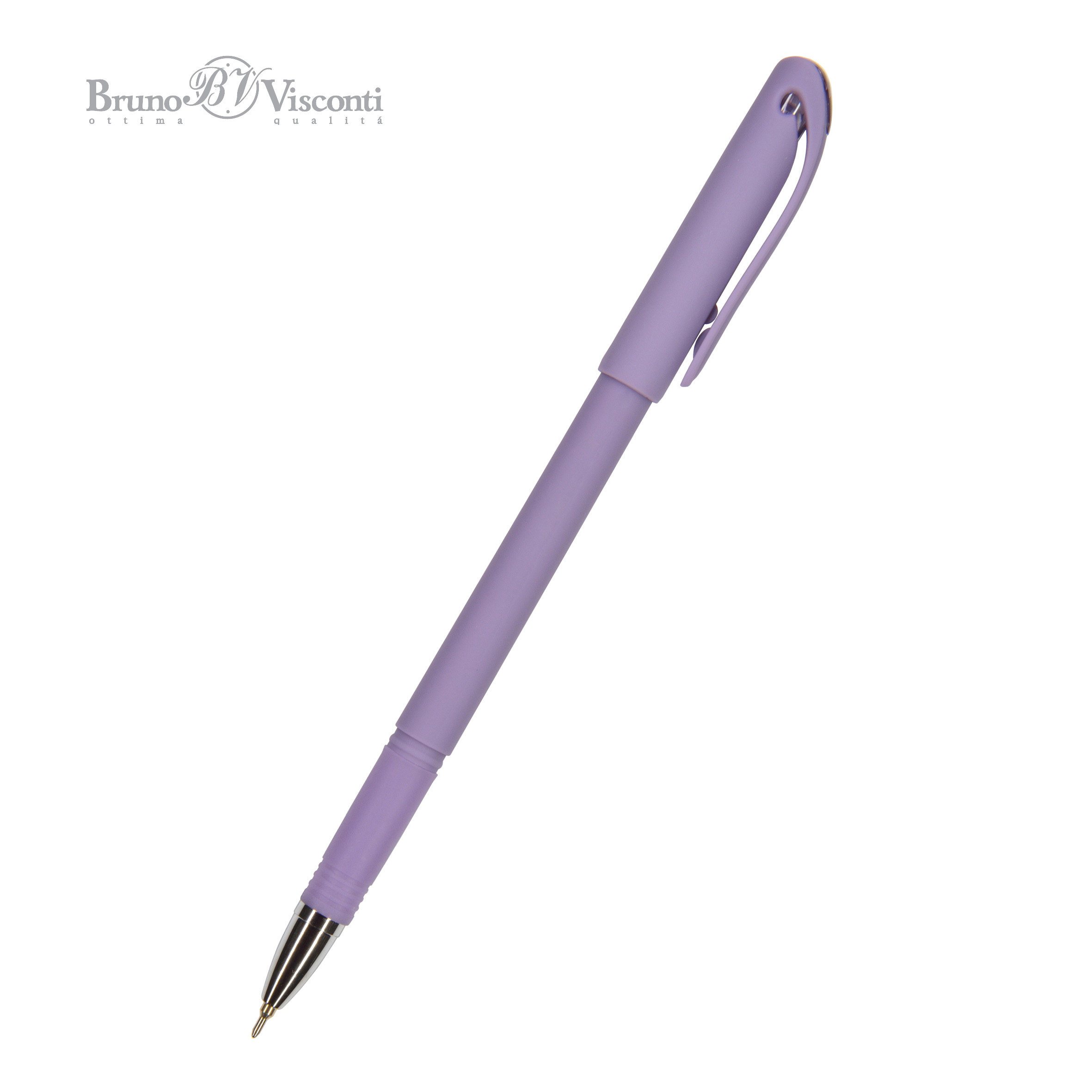 Ручка шариковая масляная под персонализацию BrunoVisconti® 0.5 мм, синий SoftWrite Rio