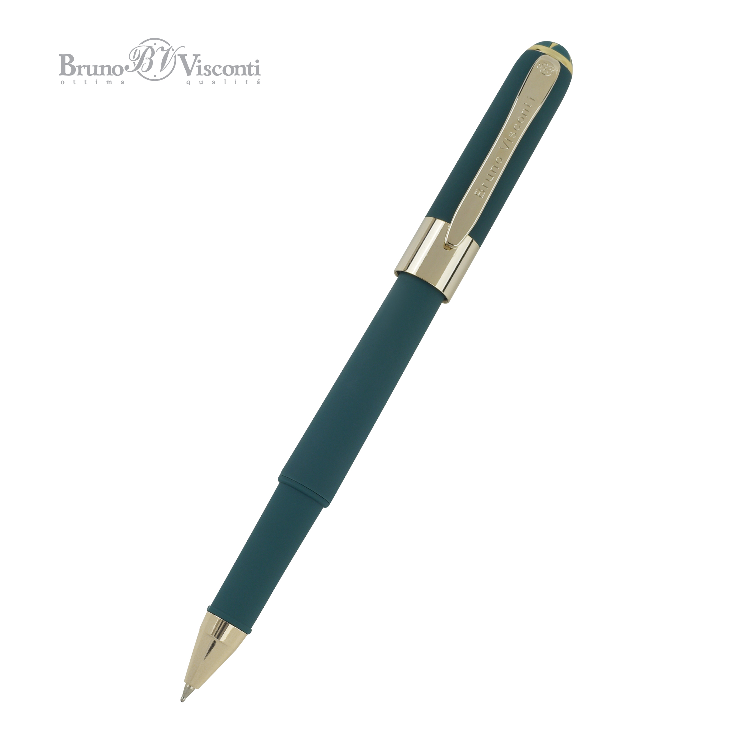Ручка шариковая BrunoVisconti® "MONACO" цвет корпуса зеленый 0.5 мм, в дисплее