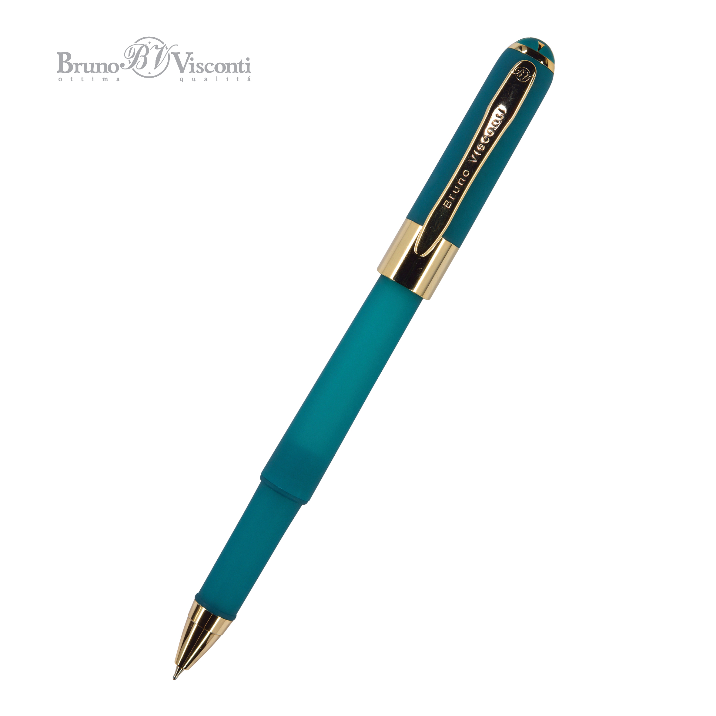 Ручка шариковая BrunoVisconti® "MONACO" цвет корпуса морская волна 0.5 мм, в тубе