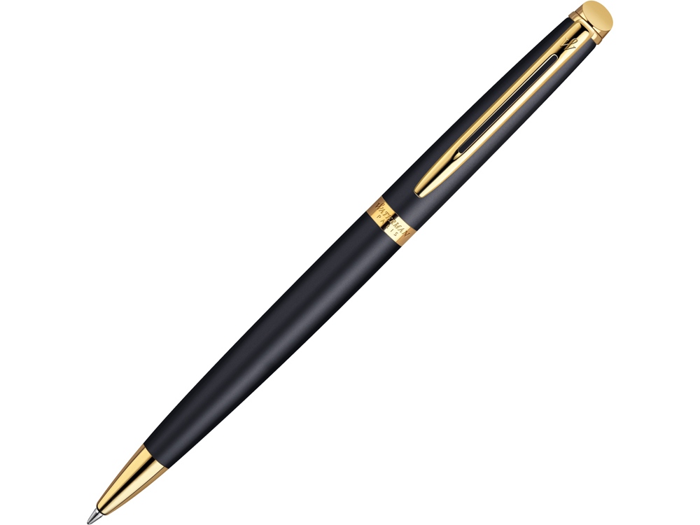 Ручка шариковая Waterman Hemisphere Matt Black GT M, черный матовый/золотистый