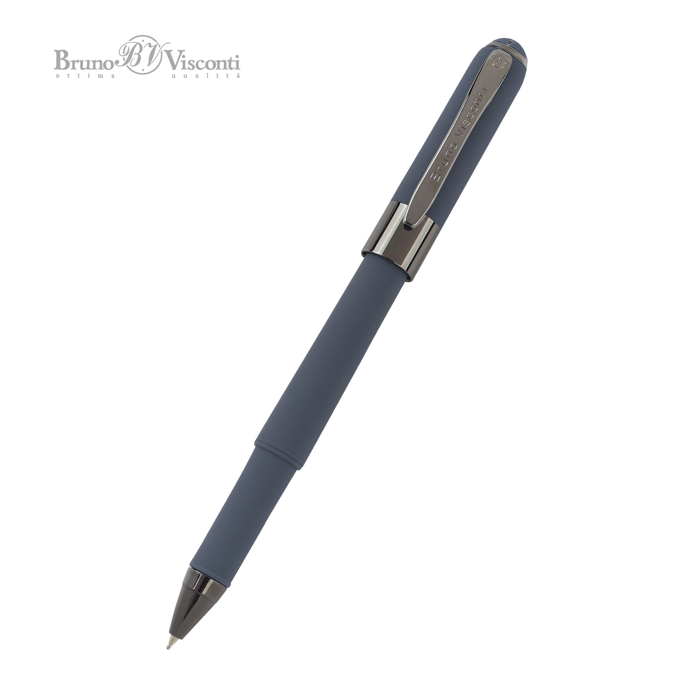Ручка шариковая BrunoVisconti® "MONACO" цвет корпуса графитовый 0.5 мм, в тубе