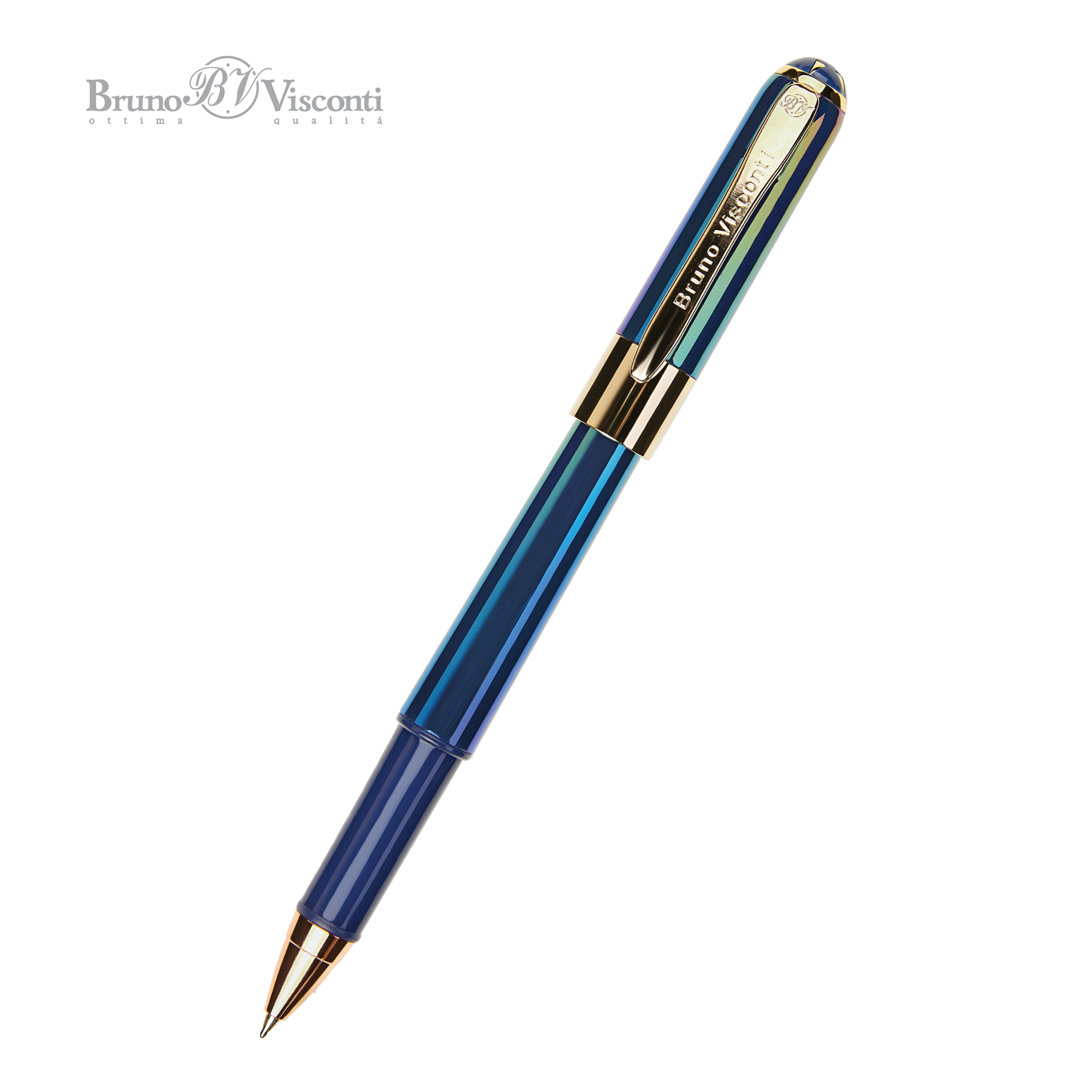 Ручка шариковая BrunoVisconti® "MONACO" цвет корпуса темно-синий 0.5 мм