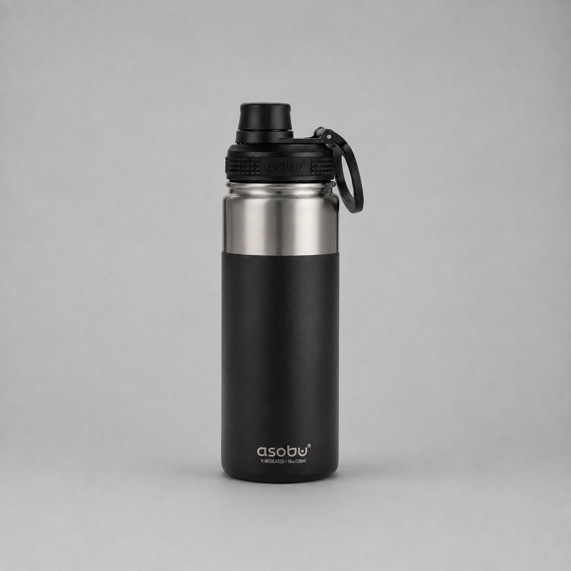 Вакуумная термобутылка «ALPINE FLASK», 530 мл, черный