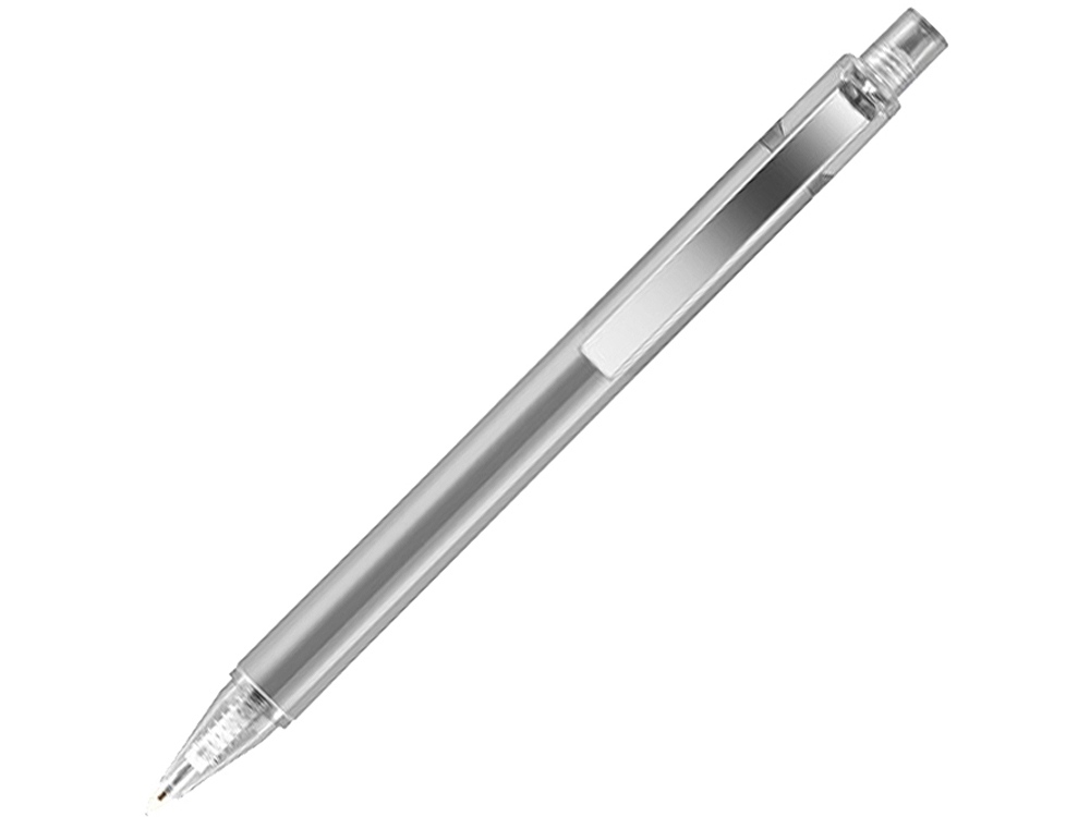 Ручка шариковая Moville, серебристый, черные чернила