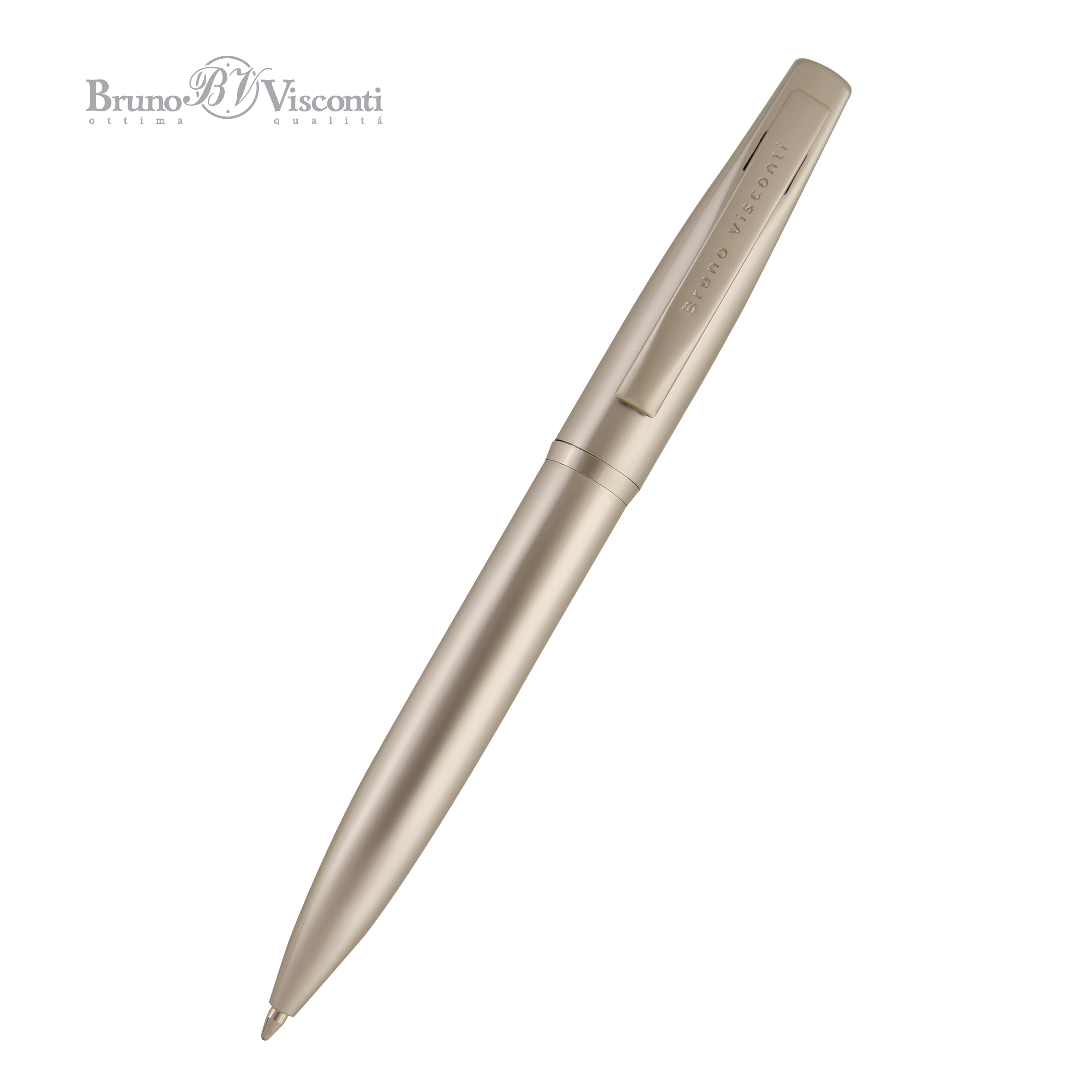 Ручка шариковая автоматическая BrunoVisconti® "PORTOFINO" цвет корпуса шампань 1 мм