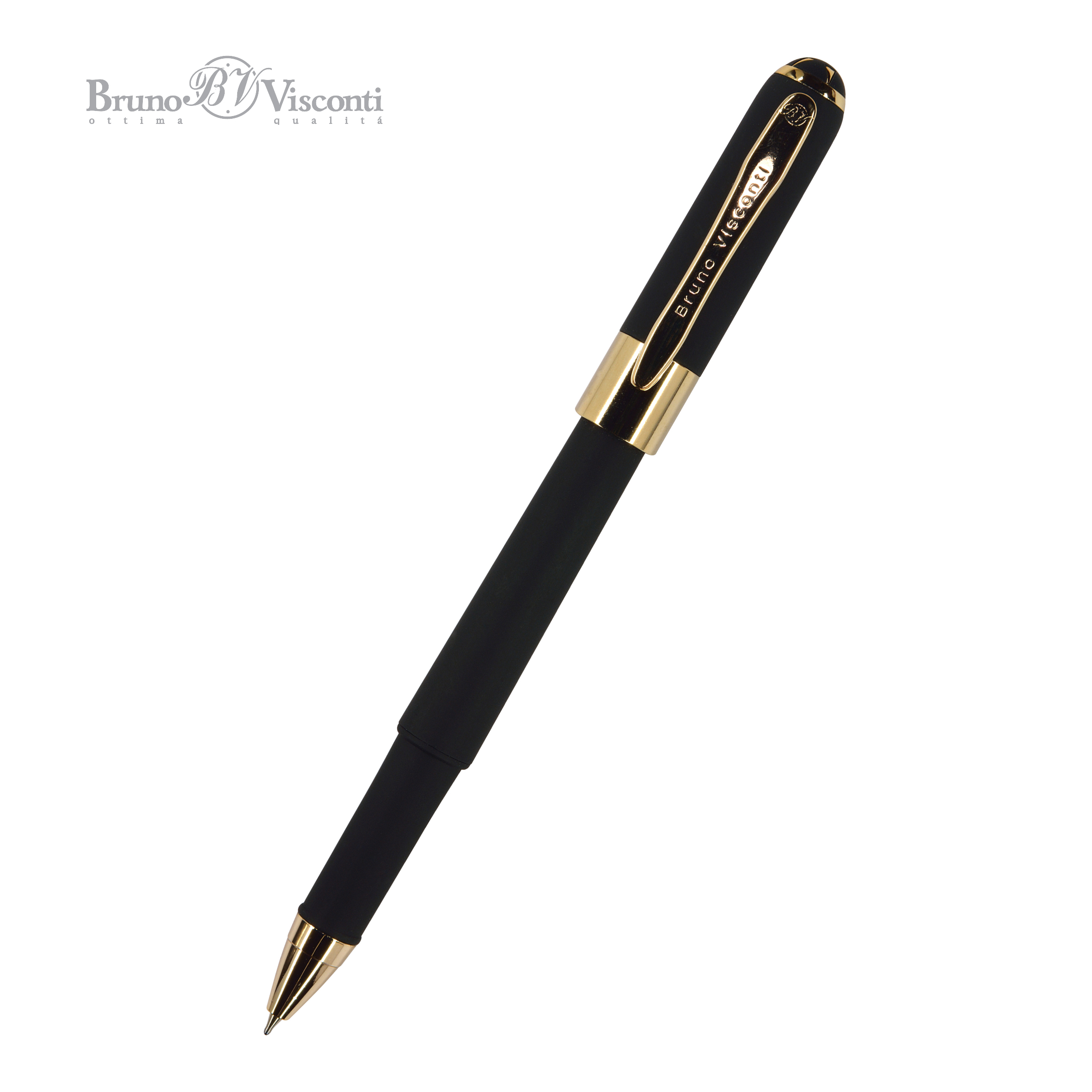 Ручка шариковая BrunoVisconti® "MONACO" цвет корпуса черный 0.5 мм, в дисплее