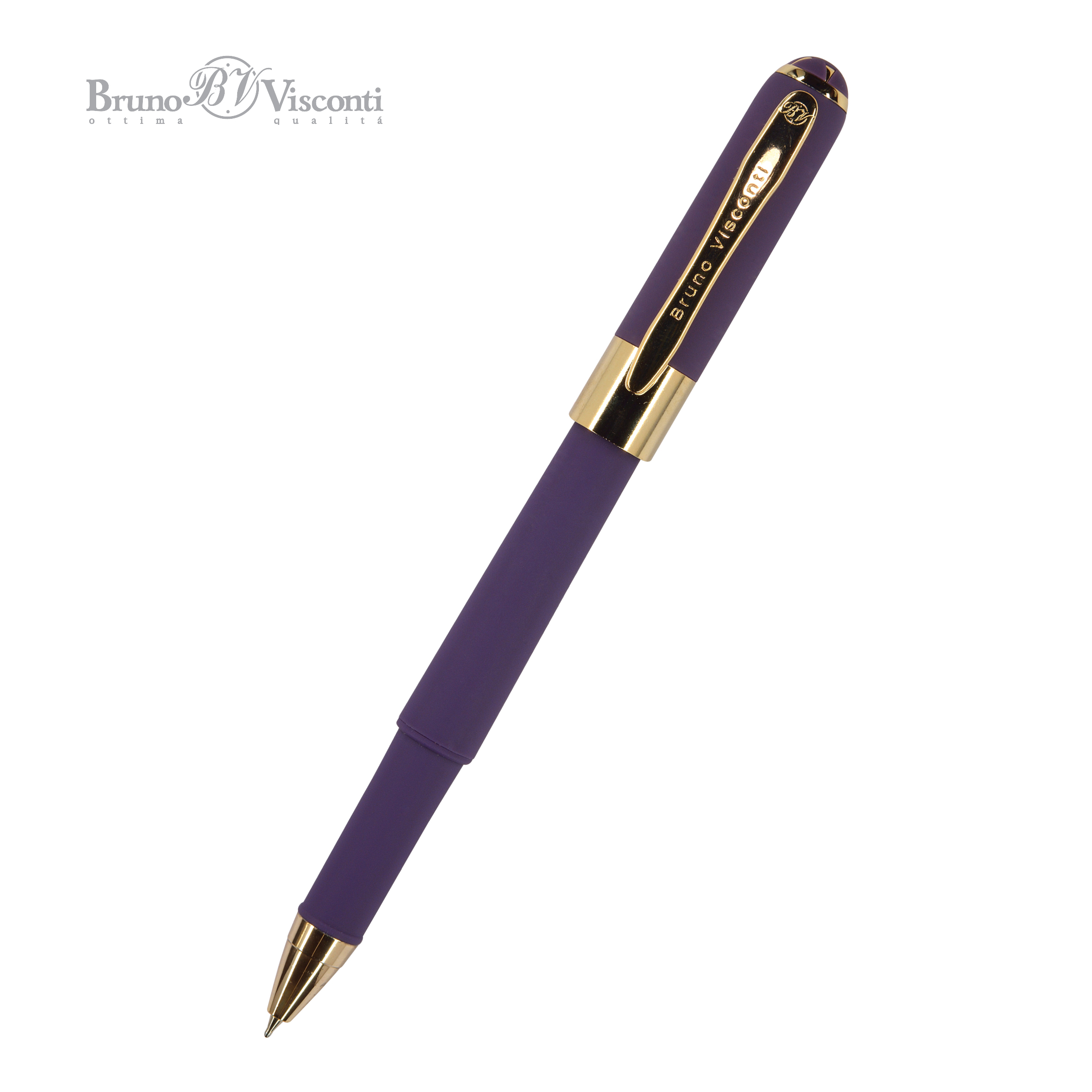 Ручка шариковая BrunoVisconti® "MONACO" цвет корпуса виноградный 0.5 мм, в тубе