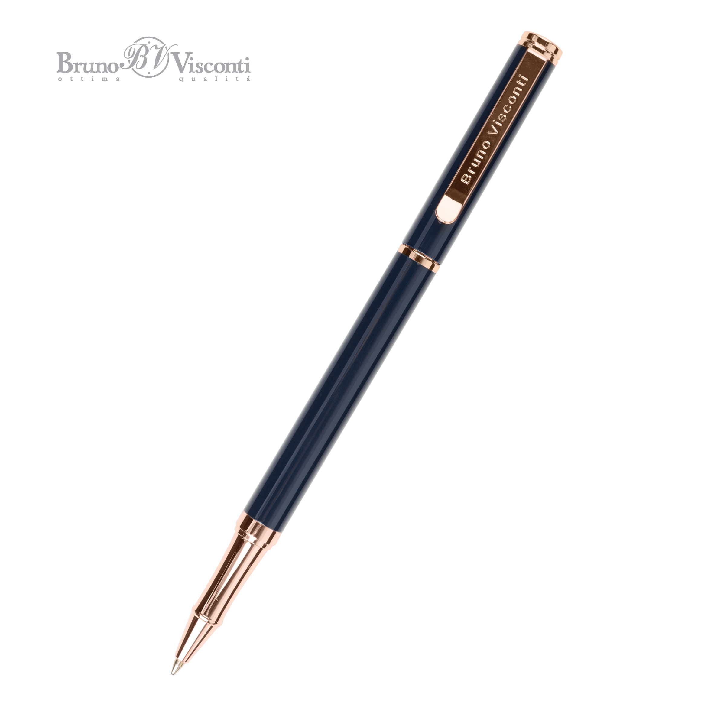Ручка шариковая автоматическая BrunoVisconti® "VENEZIA CLASSICO" цвет корпуса синий 1 мм