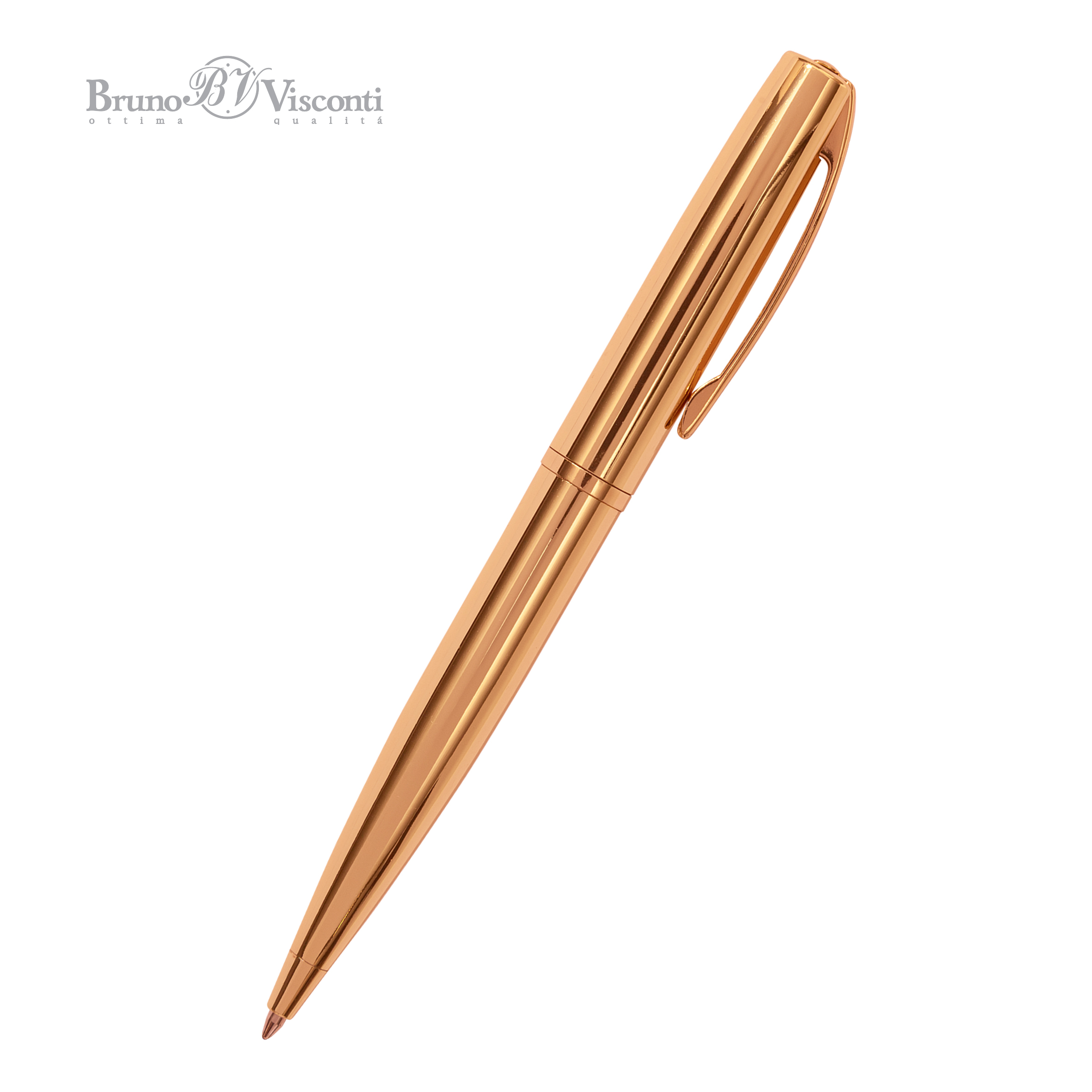 Ручка шариковая автоматическая BrunoVisconti® "SIENNA" цвет корпуса золотой 1 мм
