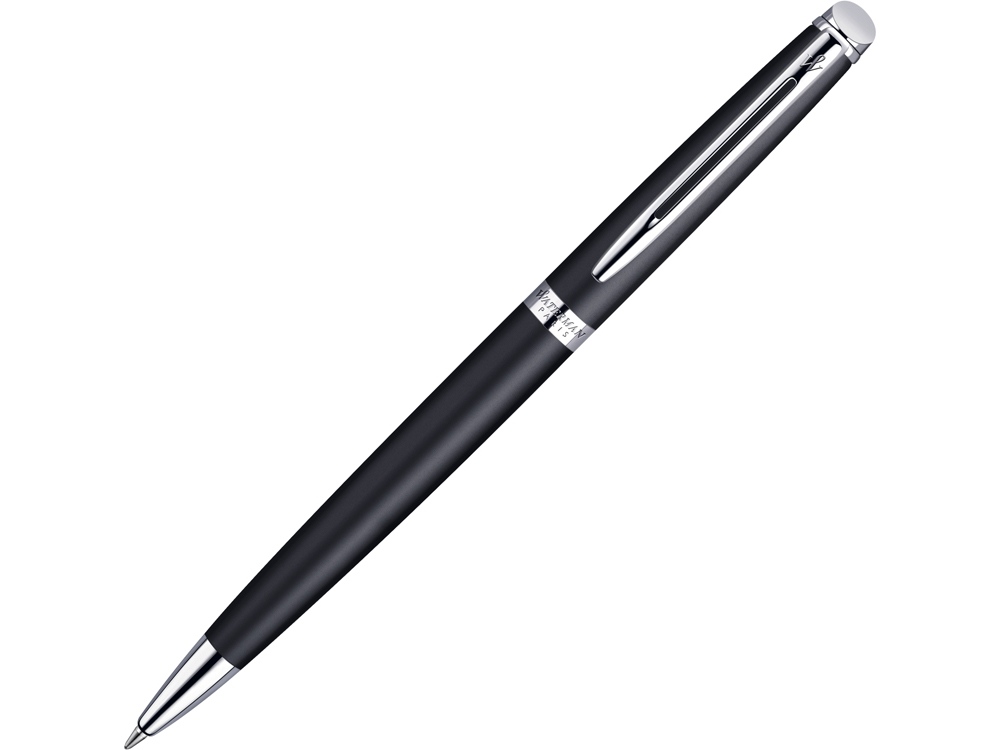 Ручка шариковая Waterman Hemisphere Matt Black CT M, черный матовый/серебристый
