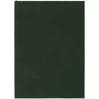 Ежедневник Flat, недатированный, зеленый, без ляссе