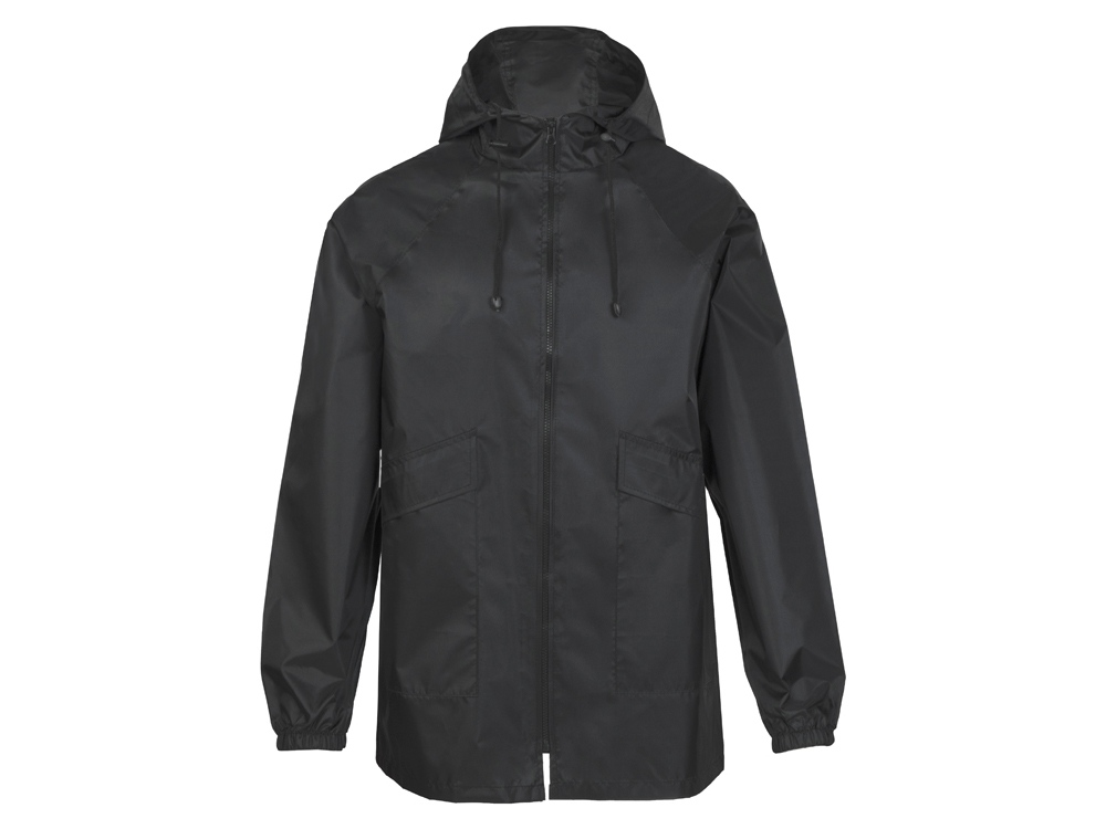 Дождевик «Parka» унисекс, черный, размер 2XL