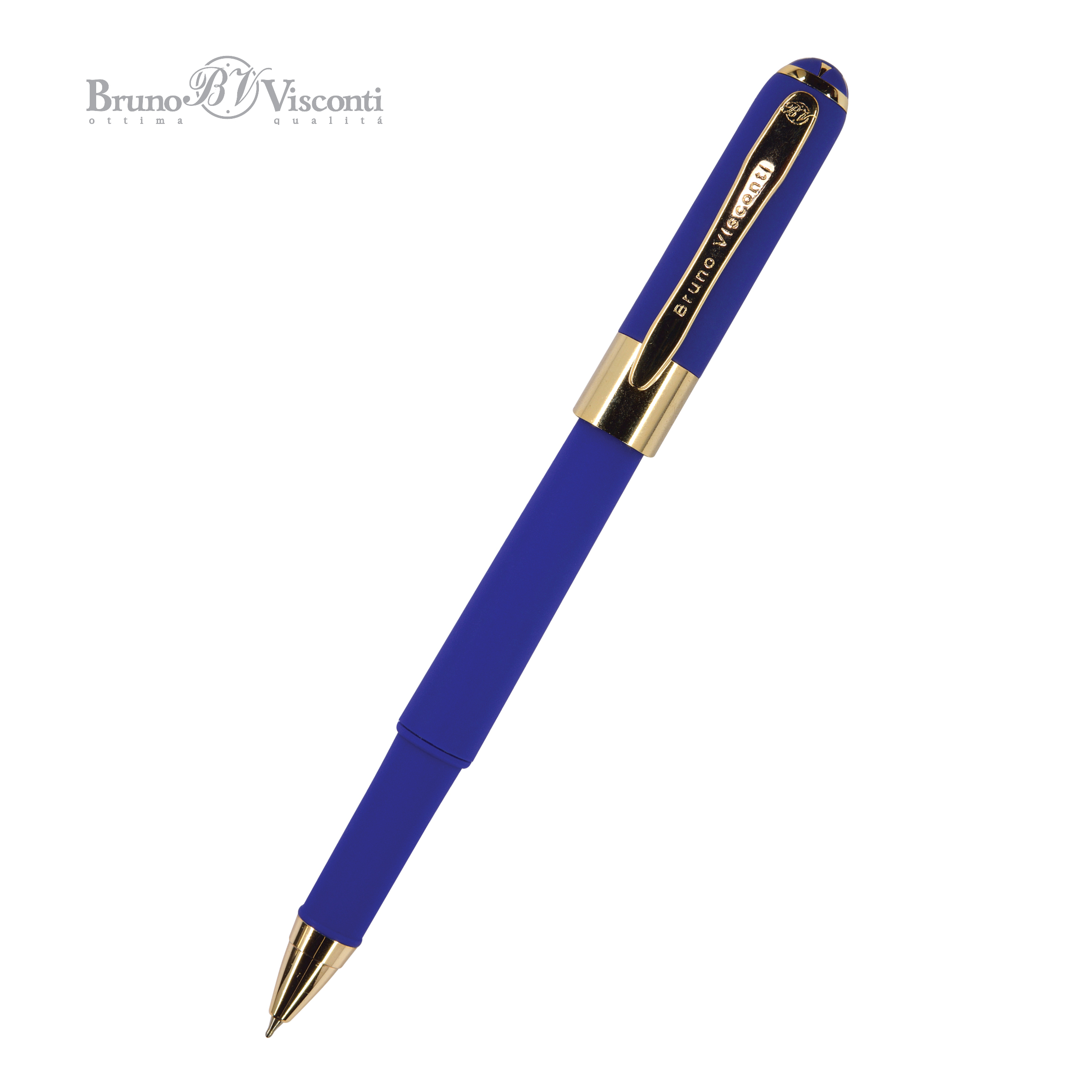 Ручка шариковая BrunoVisconti® "MONACO" цвет корпуса сине-фиолетовый 0.5 мм, в тубе