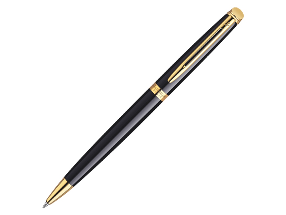 Ручка шариковая Waterman Hemisphere Mars Black GT M, черный/золотистый