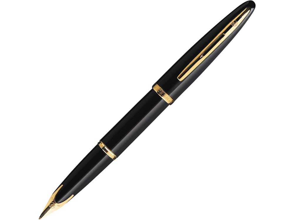 Ручка перьевая Waterman Carene Black Sea GT F, черный/золотистый