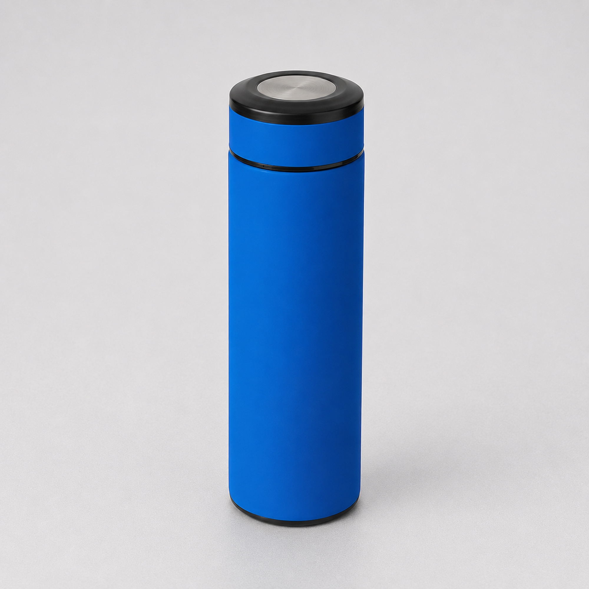 Вакуумный термос "Vacuum Flask C1", soft touch, 420мл, синий
