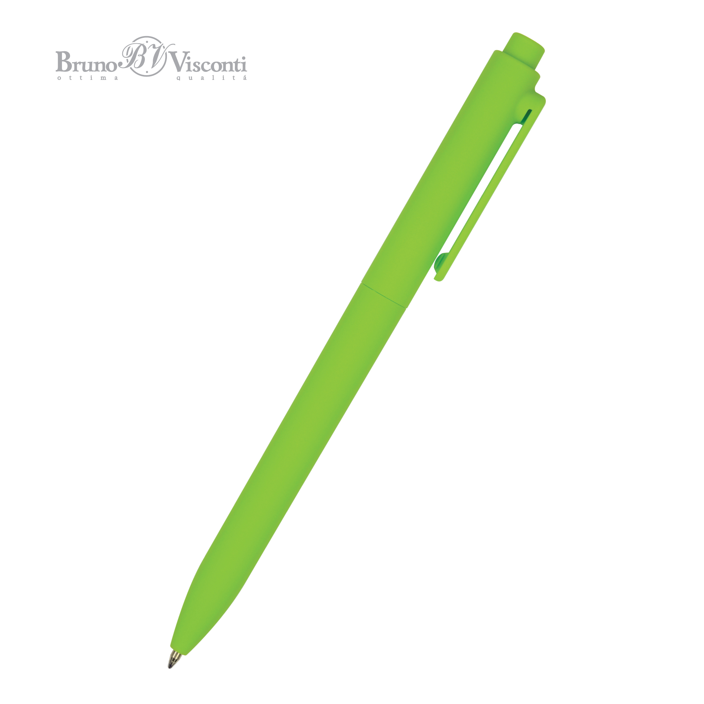 Ручка шариковая автоматическая под персонализацию BrunoVisconti® 0.7 мм, синий SoftClick Special