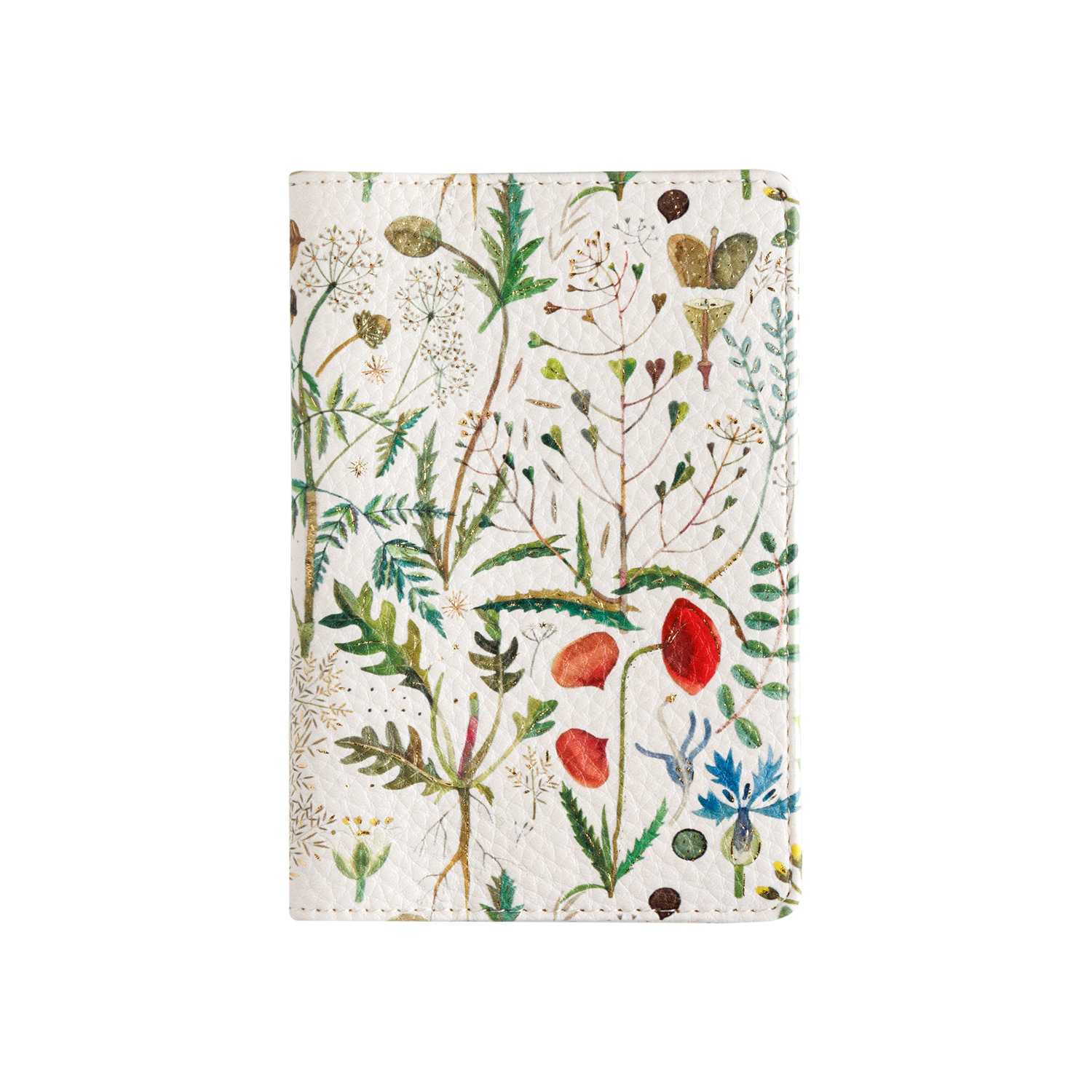Обложка для паспорта BrunoVisconti® "FLORA.ЛУГОВЫЕ ТРАВЫ"