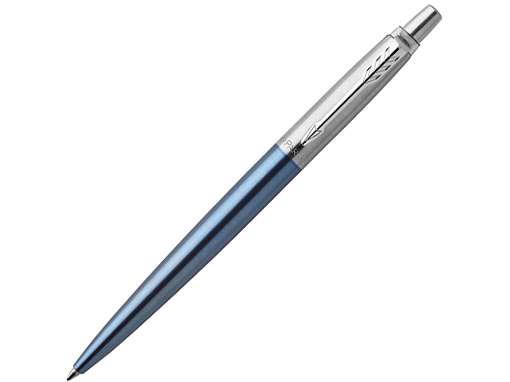 Ручка шариковая Parker Jotter Core Waterloo Blue CT, голубой