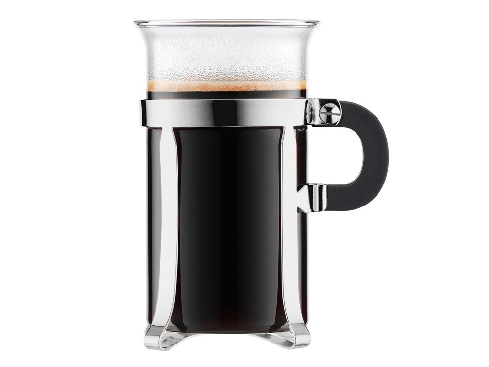 CHAMBORD 300. Glass tea mug 300ml, серебряный