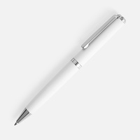 Ручка шариковая Inkish Chrome в футляре, белая