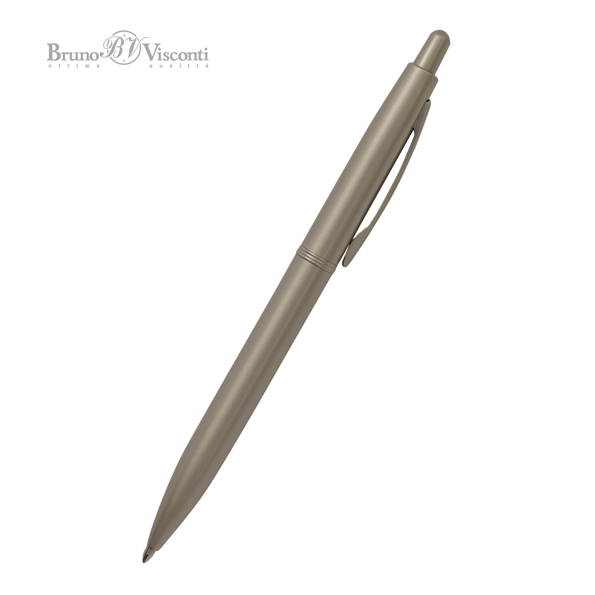 Ручка шариковая автоматическая BrunoVisconti® "SAN REMO" цвет корпуса шампань 1 мм, в тубе