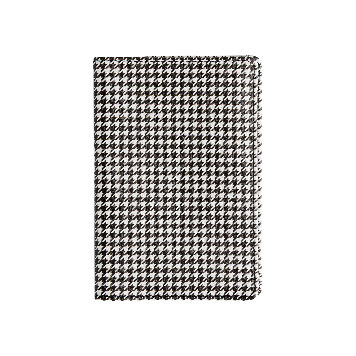 Обложка для паспорта BrunoVisconti® "BLACK&WHITE. ГУСИНАЯ ЛАПКА"
