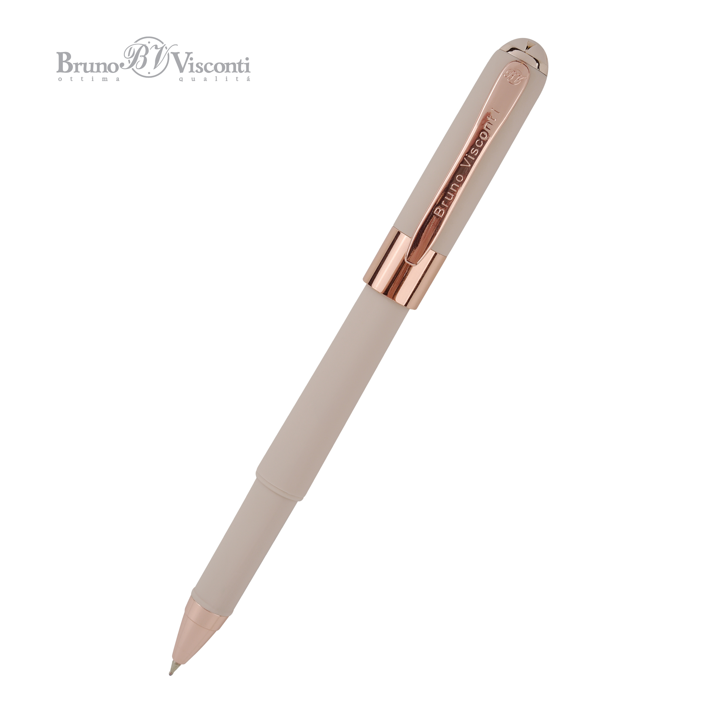 Ручка шариковая BrunoVisconti® "MONACO" цвет корпуса бежевый 0.5 мм