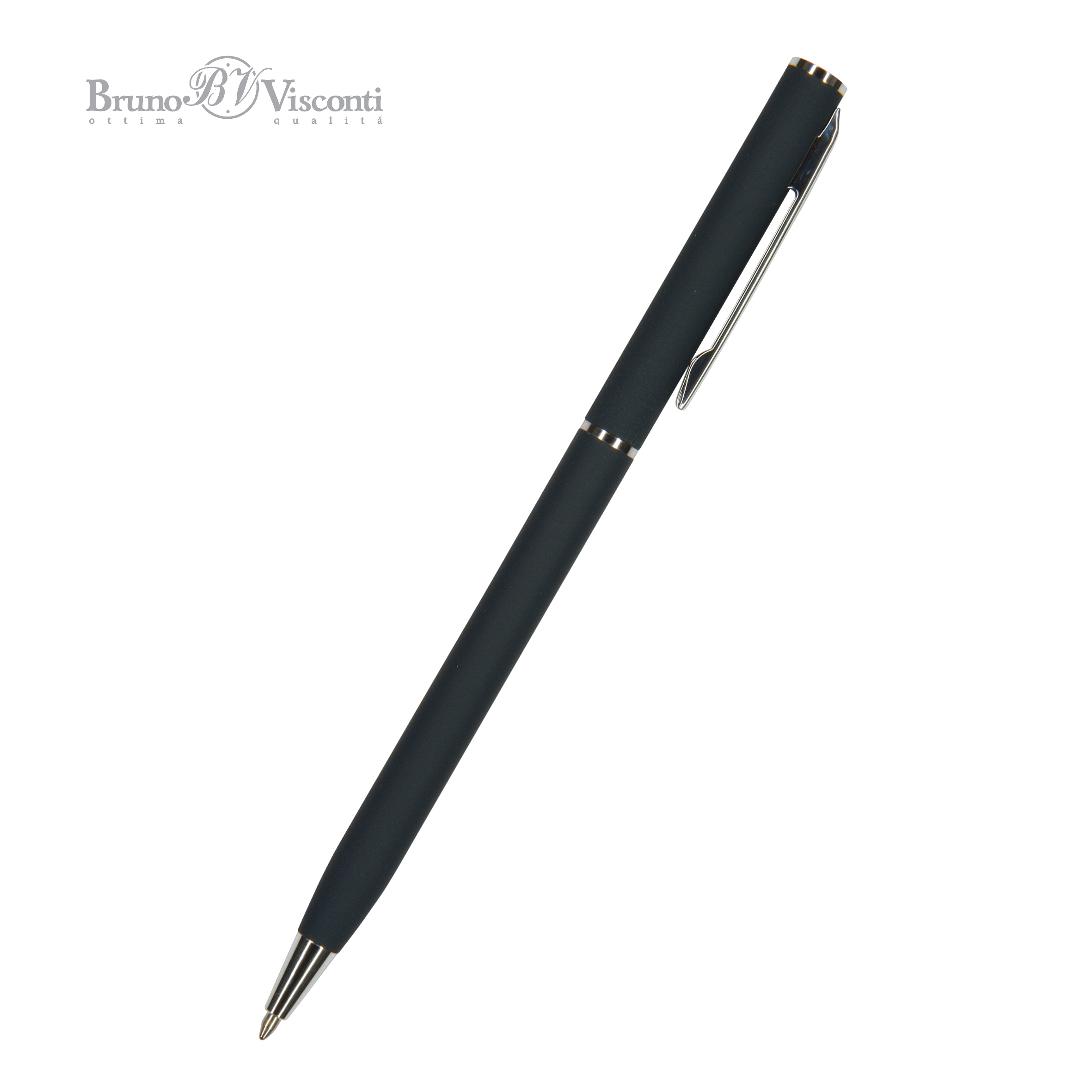 Ручка шариковая автоматическая BrunoVisconti® "PALERMO" цвет корпуса сине-черный 0.7 мм, в тубе