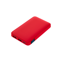 Внешний аккумулятор с подсветкой Анкор (Ancor) 5000 mAh, красный