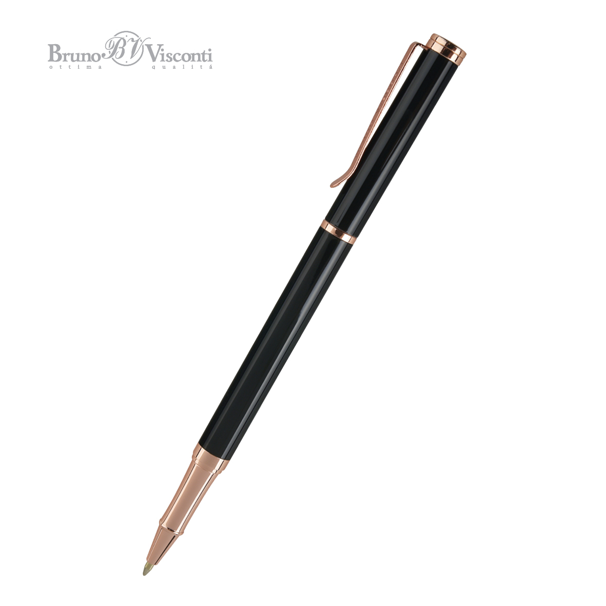 Ручка шариковая автоматическая BrunoVisconti® "VENEZIA CLASSICO" цвет корпуса черный 1 мм