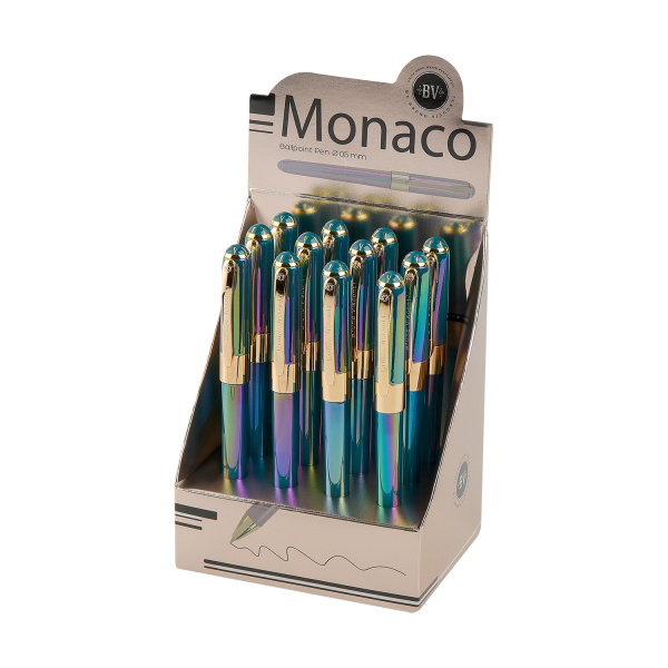 Ручка шариковая BrunoVisconti® "MONACO" цвет корпуса морская волна 0.5 мм