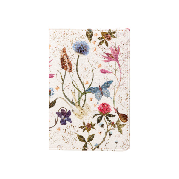 Обложка для паспорта BrunoVisconti® "FLORA.SYMMETRICAL FLORA"