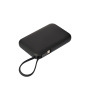 Внешний аккумулятор Комбо (Combo) 4-в-1 10000mAh с функцией беспроводной зарядки 15W, черный