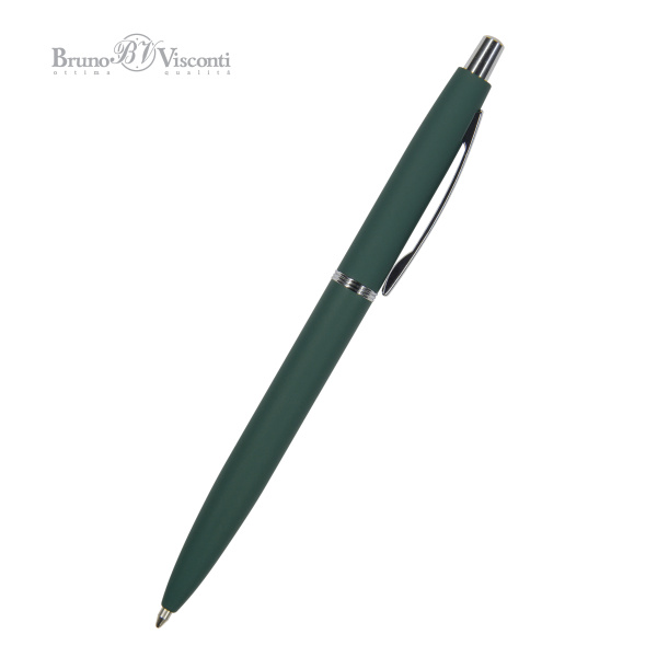 Ручка шариковая BrunoVisconti® "SAN REMO" цвет корпуса зеленый 1 мм, в тубе