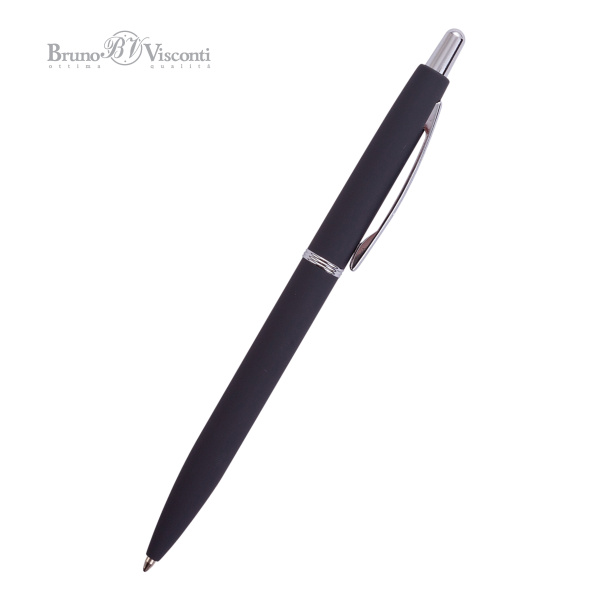 Ручка шариковая автоматическая BrunoVisconti® "SAN REMO" цвет корпуса графитовый 1 мм, в тубе