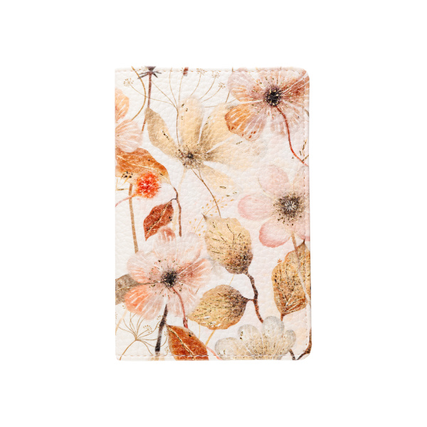 Обложка для паспорта BrunoVisconti® "FLORA.PASTEL BLOOMS"