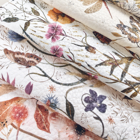 Обложка для паспорта BrunoVisconti® "FLORA.PASTEL BLOOMS"