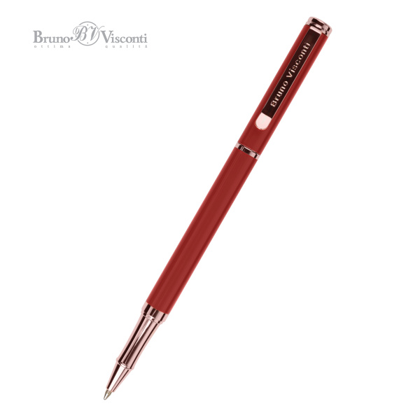Ручка шариковая автоматическая BrunoVisconti® "VENEZIA CLASSICO" цвет корпуса красный 1 мм