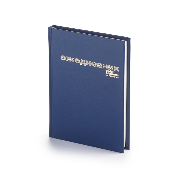 Ежедневник Альт недатированныйА6 (110 х 146 мм), синий, 256 стр."БУМВИНИЛ" Арт. 3-030/5