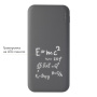 Внешний аккумулятор с подсветкой Люче (Luce) 10000 mAh, серый