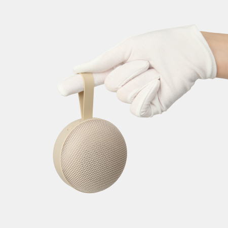 Беспроводная колонка Сэнд (Sand) 900 mAh, бежевая