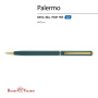 Ручка шариковая автоматическая BrunoVisconti® "PALERMO" цвет корпуса зеленый 0.7 мм, в тубе
