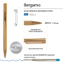 Ручка шариковая автоматическая BrunoVisconti® "BERGAMO" цвет корпуса золотой 0.7 мм, синяя