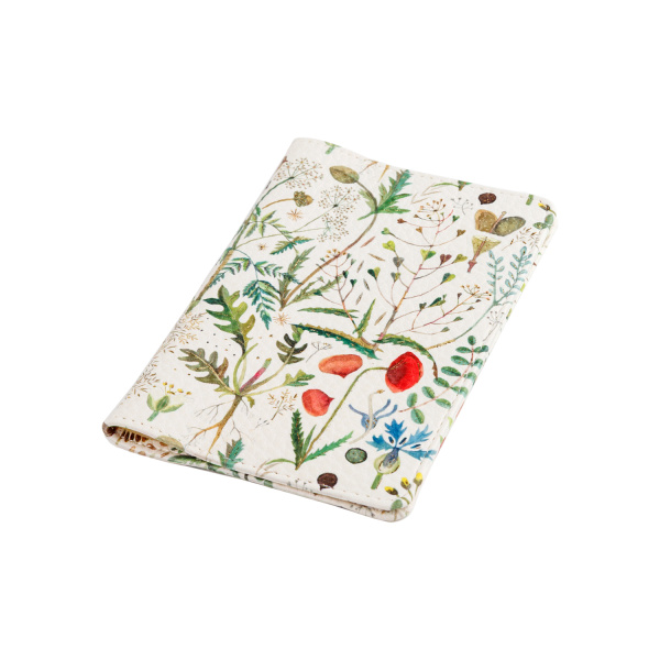 Обложка для паспорта BrunoVisconti® "FLORA.ЛУГОВЫЕ ТРАВЫ"