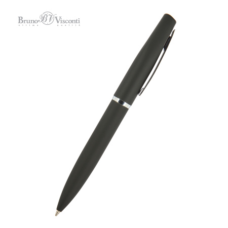 Ручка шариковая автоматическая BrunoVisconti® "PORTOFINO" цвет корпуса черный 1 мм