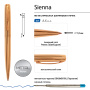 Ручка шариковая автоматическая BrunoVisconti® "SIENNA" цвет корпуса золотой 1 мм