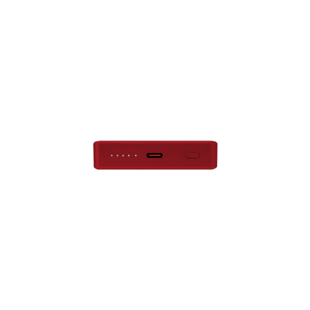 Внешний аккумулятор Атлантис Плюс PD (Atlantis PD Plus) 10000mAh с функцией беспроводной зарядки 15W, красный