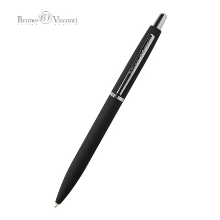 Ручка шариковая автоматическая BrunoVisconti® "SAN REMO" цвет корпуса черный 1 мм, в тубе
