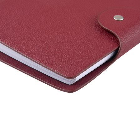 Ежедневник BrunoVisconti® недатированный А5 (155 х 200 мм) "TORINO" бордовый 272 стр.